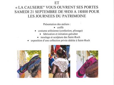 Journées du Patrimoine Paluds de Noves