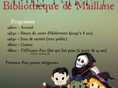 Halloween à la bibliothèque