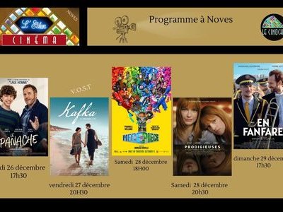 Programme Cinéma de L'Eden