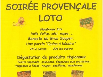 Soirée Provençale Loto