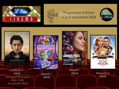 Programme Cinéma L'Eden