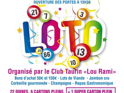 Loto du Club Taurin Lou Rami