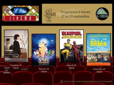 Programme Cinéma de L'Eden